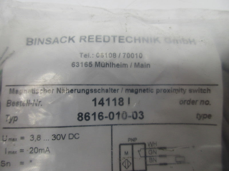 BINSACK REDDTECHNIK 14118I 8616-010-03 NSMP