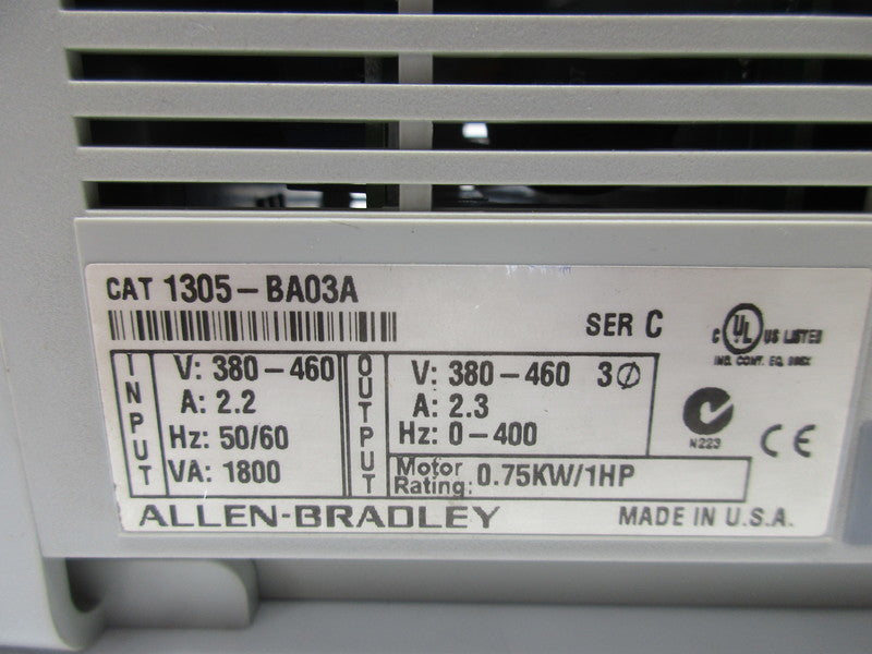 ALLEN BRADLEY 1305-BA03A SER. C NSNP