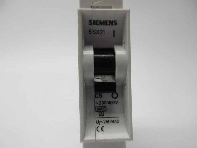 SIEMENS 5SX21C5 5A 230/400V NSNP