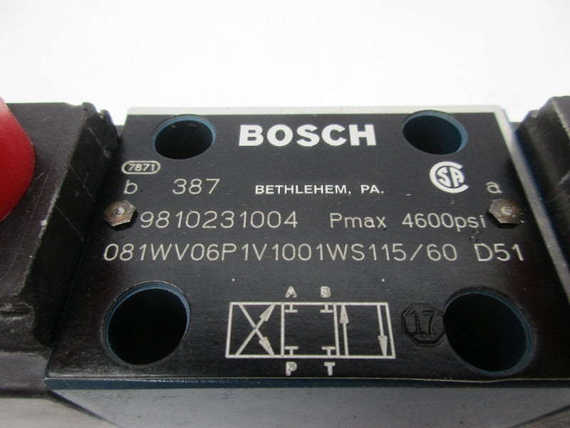 BOSCH 081WV06P1V1001WS115/60D51 9810231004 UNMP