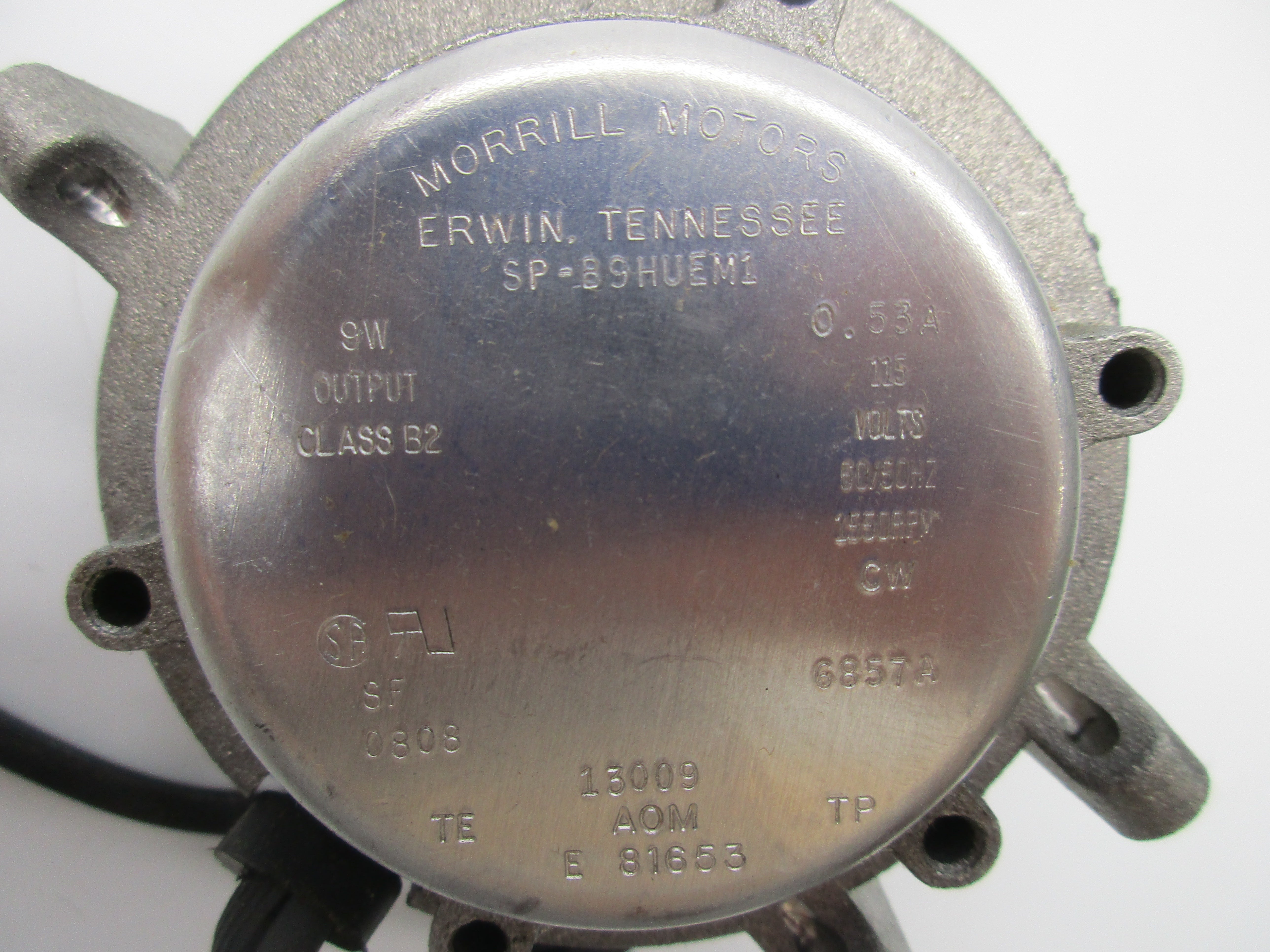 MORRILL MOTORS SP-B9HUEM1 NSNP