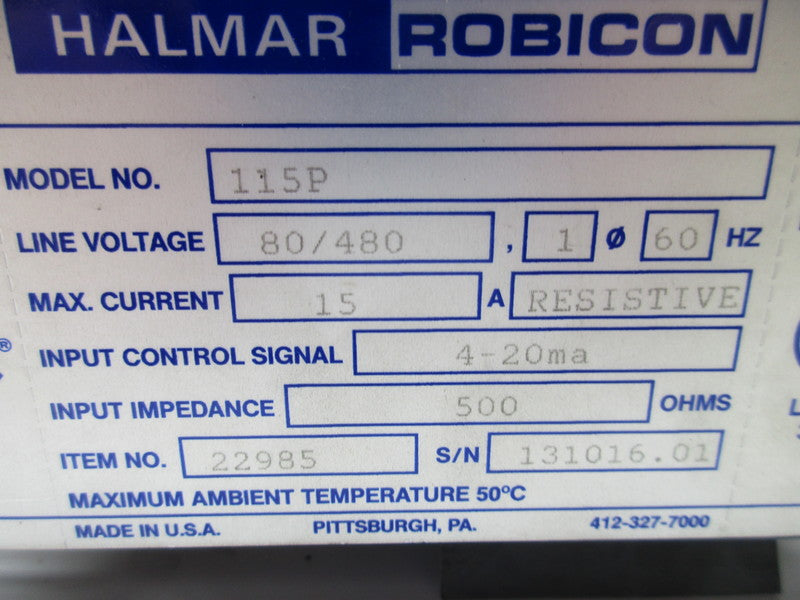 HALMAR ROBICON 115P NSNP