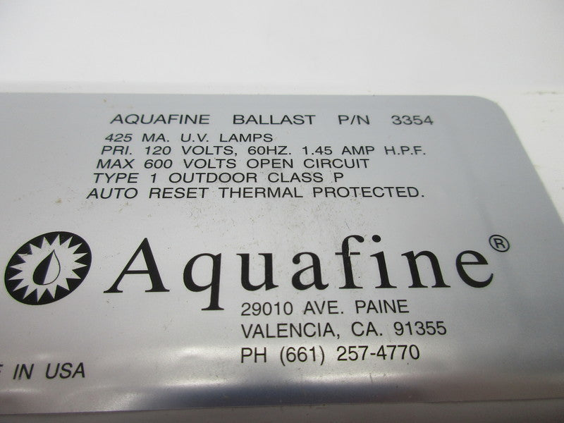 AQUAFINE 3354 (AS PICTURED) NSNP