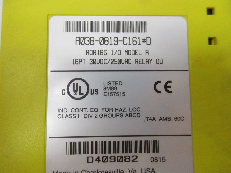FANUC A03B-0819-C161#D UNMP
