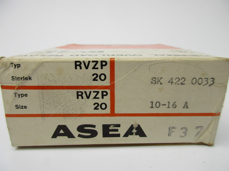 ASEA RVZP-20 SK4220033 10-16A 600V NSMP