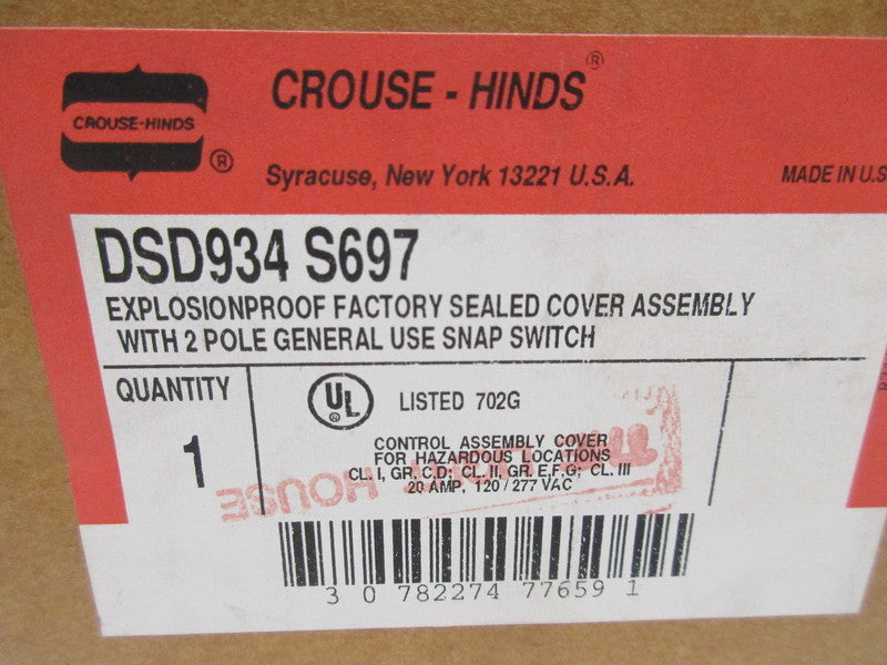 CROUSE-HINDS DSD934-S697 NSMP