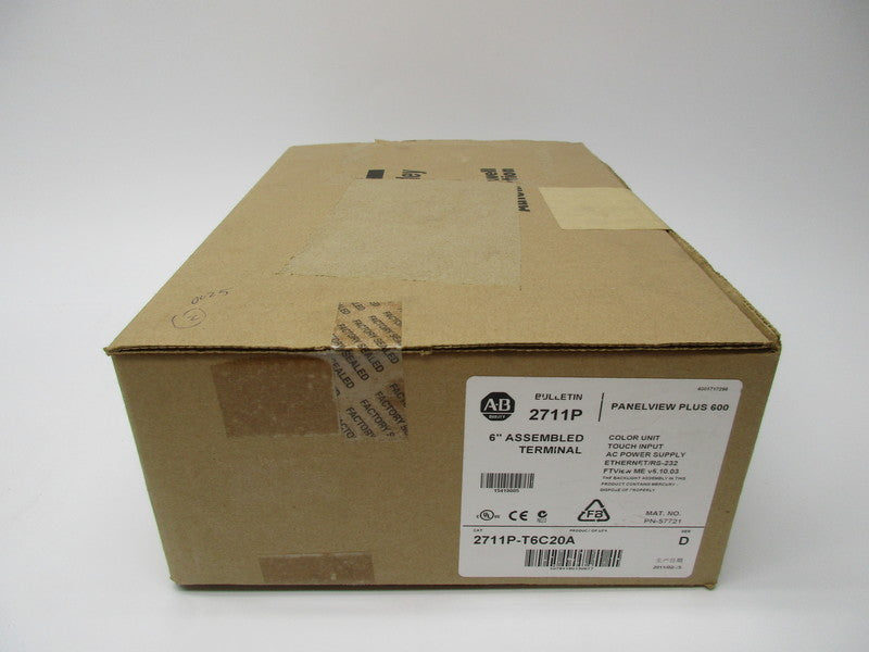 ALLEN BRADLEY 2711P-T6C20A SER. D DATE: 02/2011 NSFS