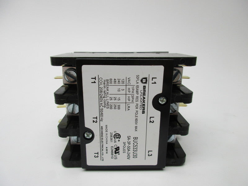 BREAKERS UNLIMITED BUC533U30 50A 208/240VAC NSMP