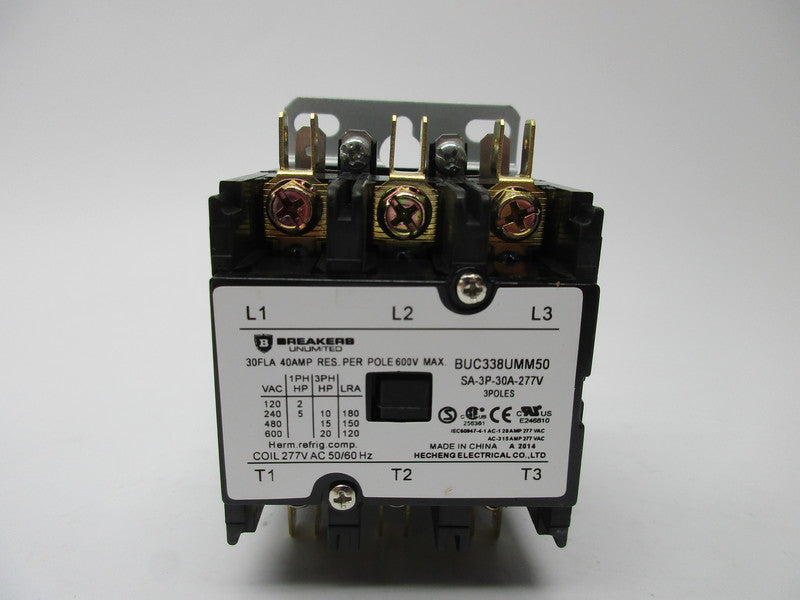 BREAKERS UNLIMITED BUC338UMM50 30A 277VAC NSNP
