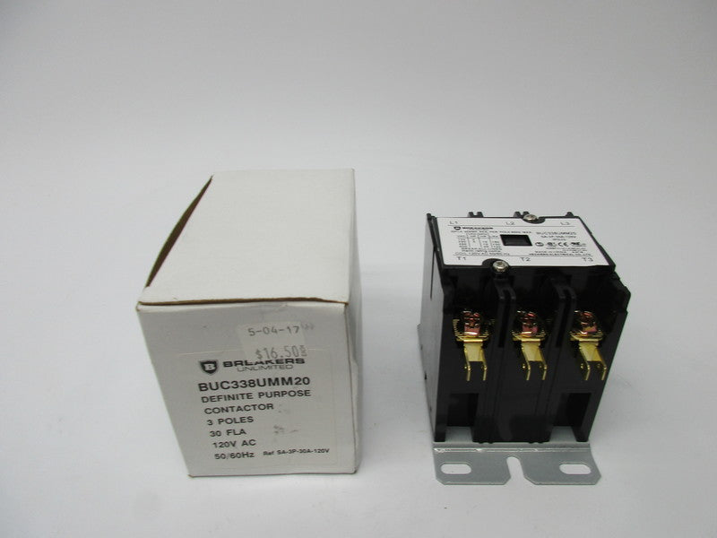 BREAKERS UNLIMITED BUC338UMM20 30A 120VAC NSMP