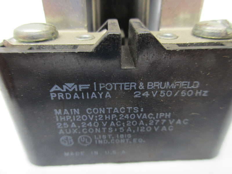 AMF POTTER & BRUMFIELD PRDA11AYA 24V UNMP