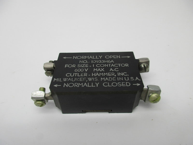CUTLER HAMMER 10933H6A 600VAC UNMP