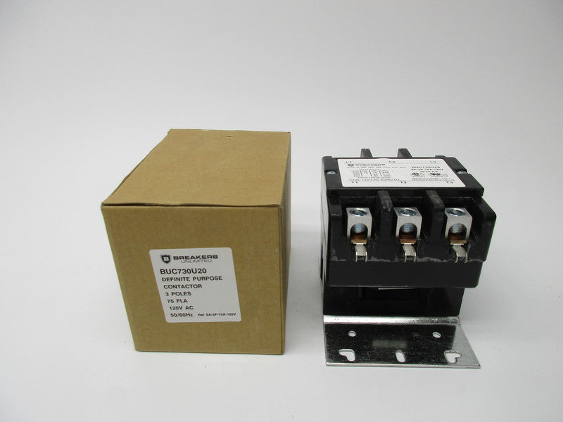 BREAKERS UNLIMITED BUC730U20 75A 120VAC NSMP