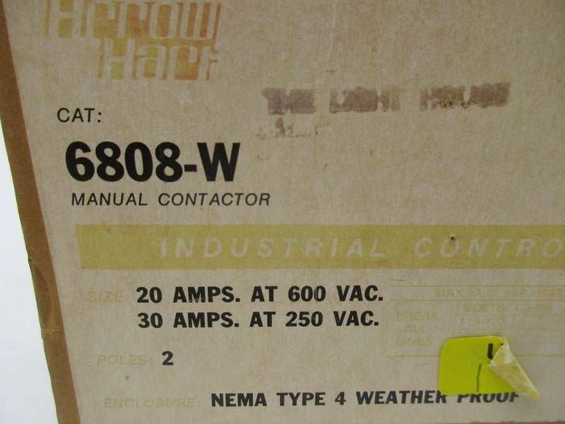 ARROW HART 6808-W NSMP