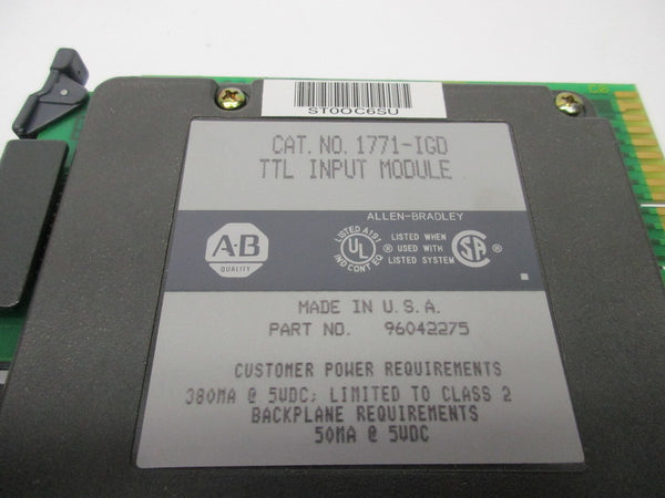 ALLEN BRADLEY 1771-IGD NSMP