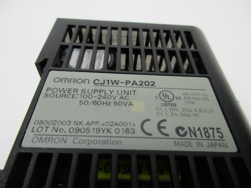 OMRON CJ1W-PA202 NSNP