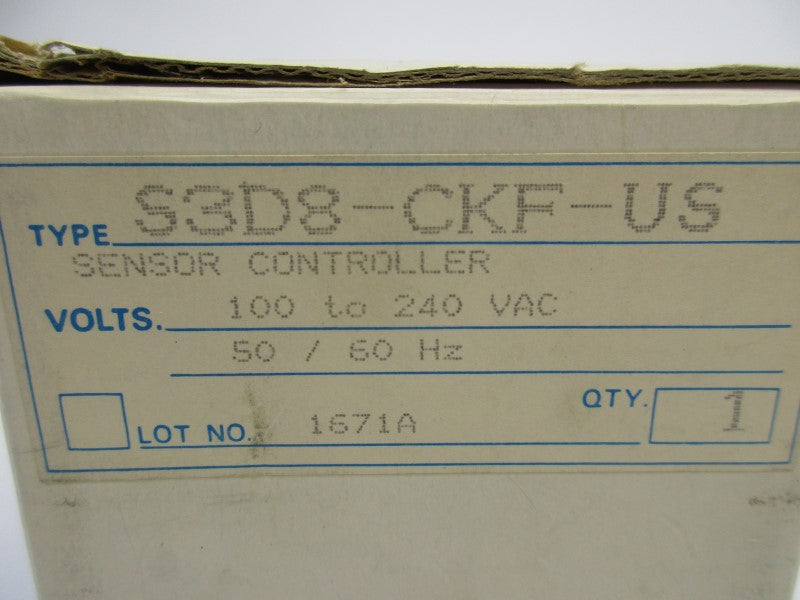 OMRON S3D8-CKF-US 100-240VAC 3A NSMP