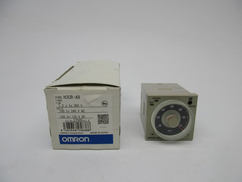 OMRON H3CR-A8 1.2S-300H 100-240VAC 100-124VDC NSMP