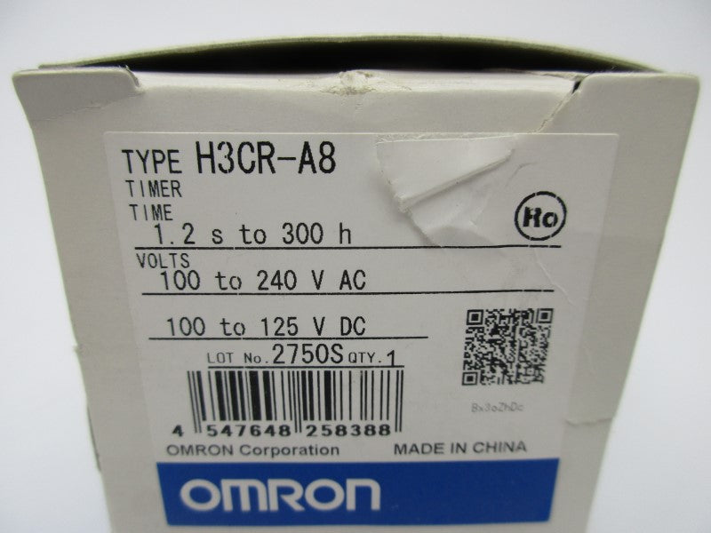 OMRON H3CR-A8 1.2S-300H 100-240VAC 100-124VDC NSMP