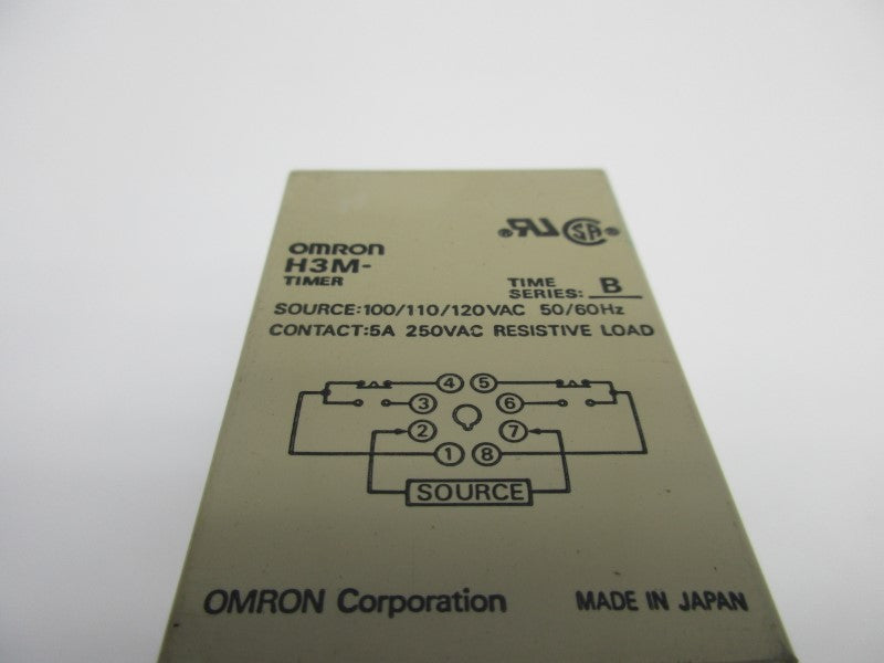 OMRON H3M-B 1-10S/1-10MIN 100/110/120VAC NSNP