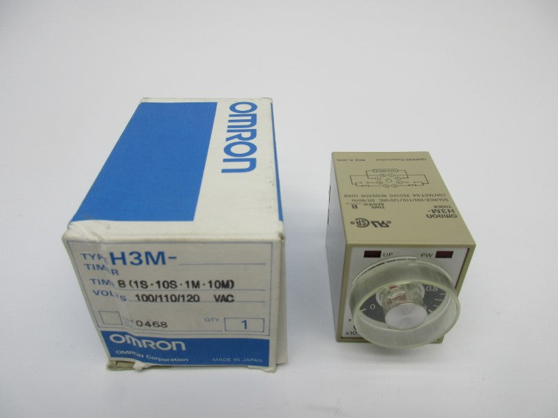OMRON H3M-B 1-10S/1-10MIN 100/110/120VAC NSMP
