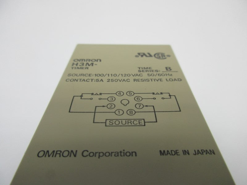 OMRON H3M-B 1-10S/1-10MIN 100/110/120VAC NSMP