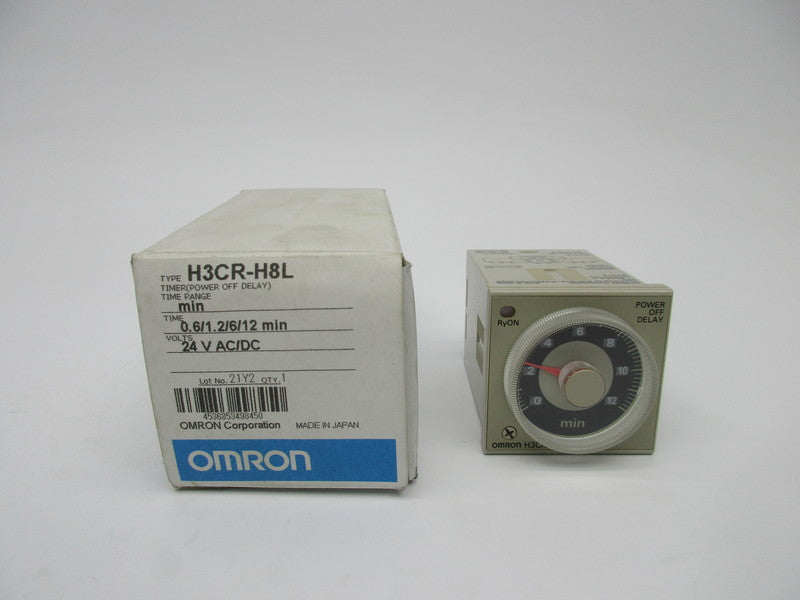 OMRON H3CR-H8L 0.6/1.2/6/12MIN 24VAC/DC NSMP