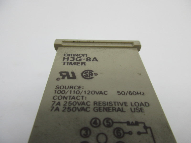 OMRON H3G-8A 100/110/120VAC UNMP