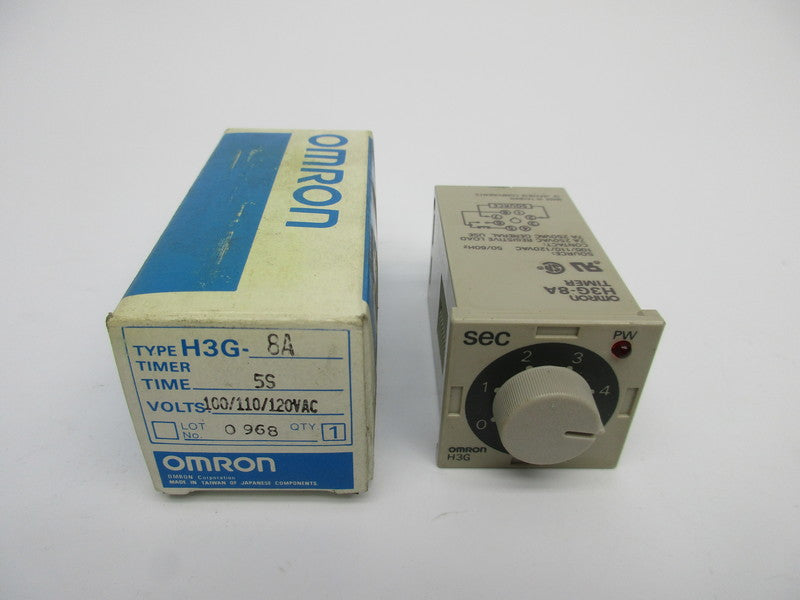 OMRON H3G-8A 5S 100/110/120VAC NSMP