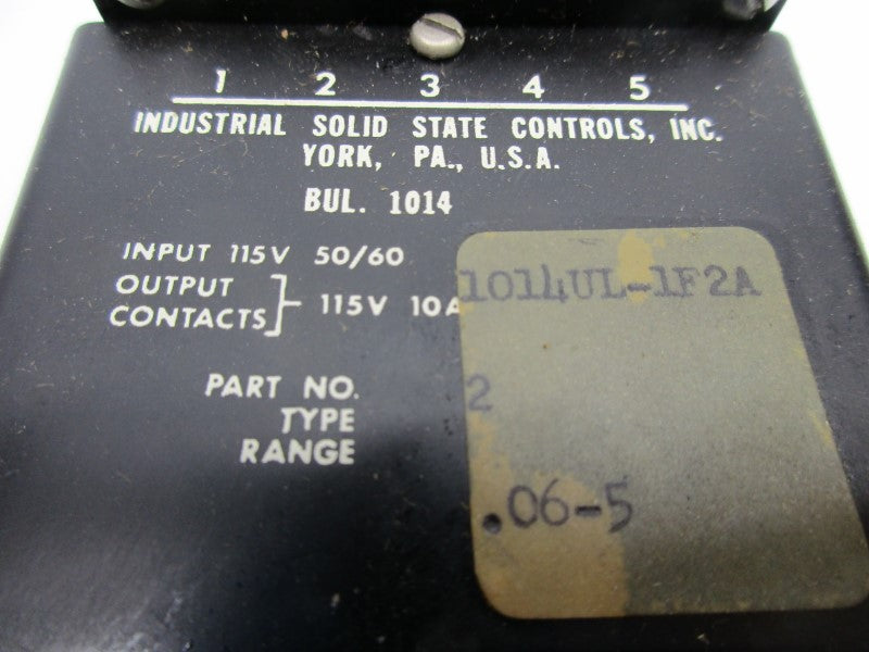 INDUSTRIAL SOLID STATE CONTROLS 1014UL-1F2A UNMP