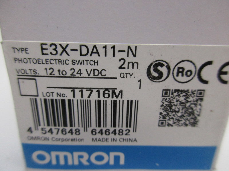 OMRON E3X-DA11-N 12-24VDC 2M NSMP
