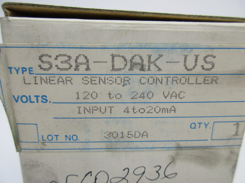 OMRON S3A-DAK-US NSMP
