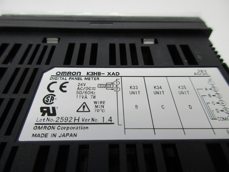 OMRON K3HB-XAD 24VAC/DC NSMP