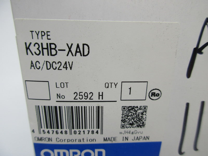 OMRON K3HB-XAD 24VAC/DC NSMP