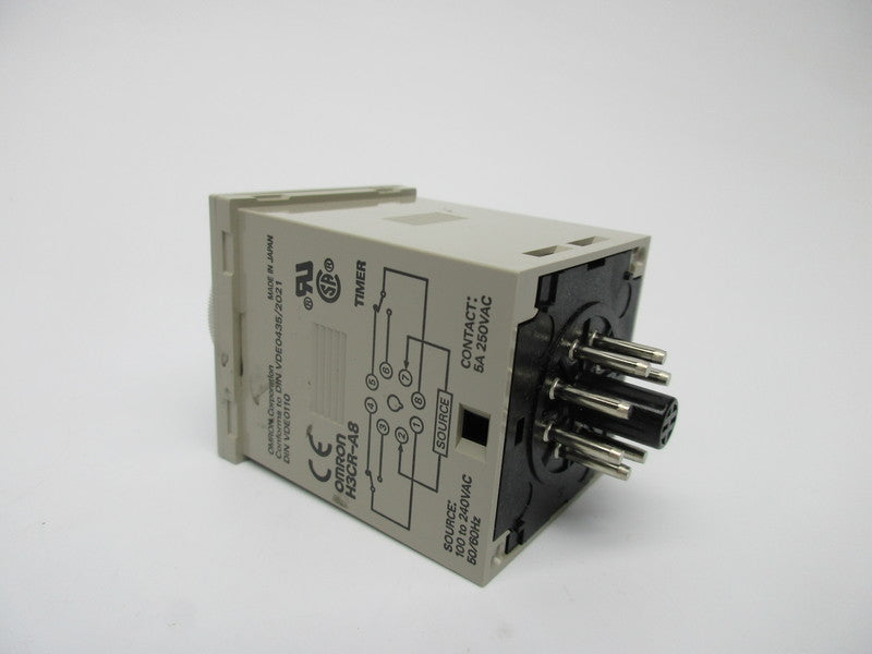 OMRON H3CR-A8 100-240VAC 5A 0.05S-300H UNMP