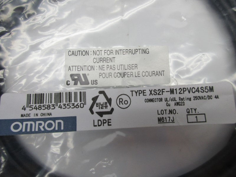 OMRON XS2F-M12PVC4S5M NSMP