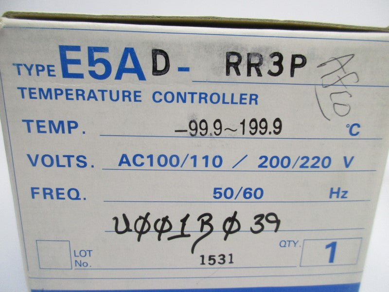 OMRON E5AD-RR3P -99.9-199.9'C NSMP