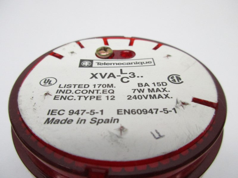 TELEMECANIQUE XVA-LC3 (RED) (NO BULB) UNMP