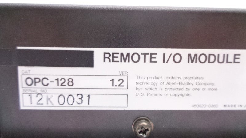 INDUSTRIAL SPARE PART OPC-128 VER. 1.2 UNMP