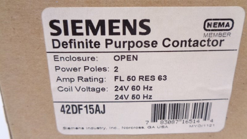 SIEMENS 42DF15AJ 24V 50A NSMP