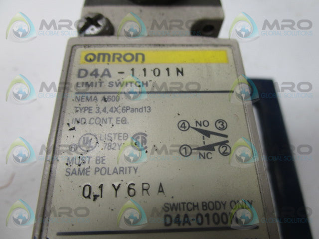 OMRON D4A-1101N * USED *