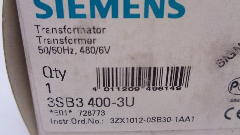 SIEMENS 3SB3400-3U NSMP