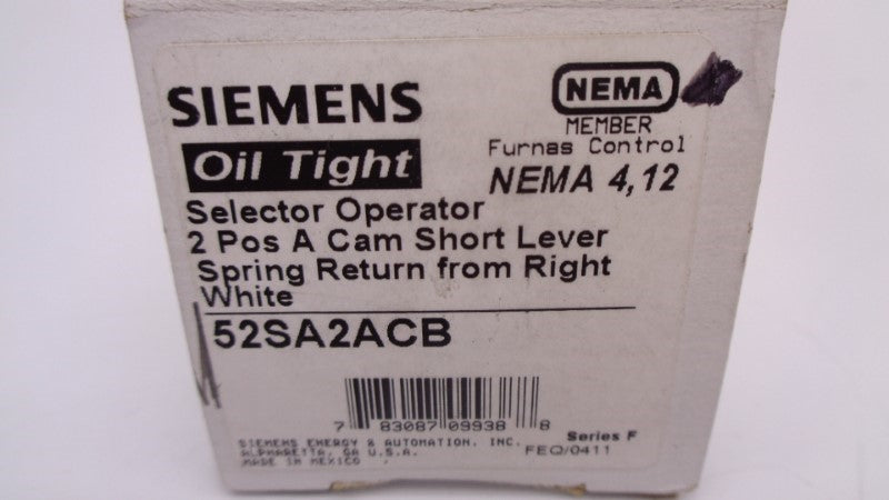 SIEMENS 52SA2ACB NSMP