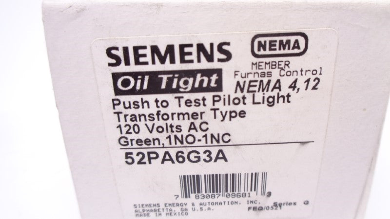 SIEMENS 52PA6G3A NSMP