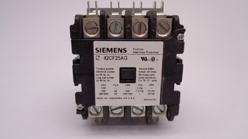 SIEMENS 42CF25AG 40A 208-240V NSMP
