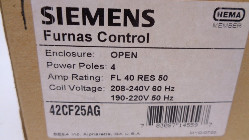 SIEMENS 42CF25AG 40A 208-240V NSMP