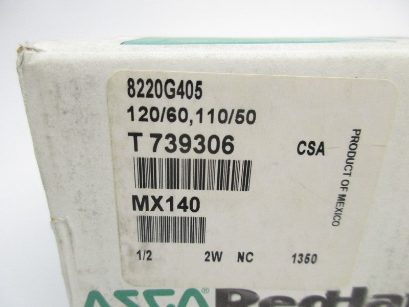 ASCO 8220G405 120/60 110/50 NSMP
