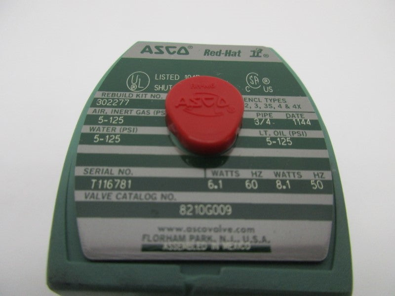ASCO 8210G009 3UK70 120/60 110/50 NSMP