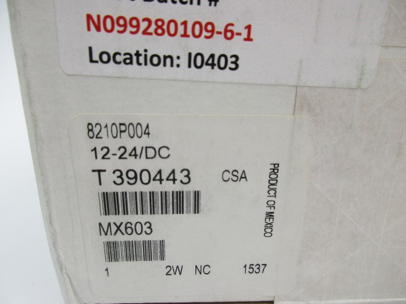 ASCO 8210P004 12-24VDC NSFS