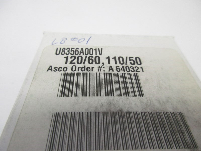 ASCO U8356A001V 120/60 110/50 NSMP